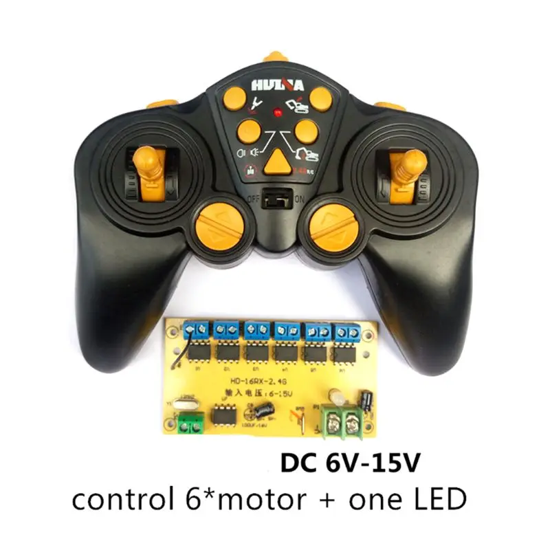 12 CH High-power 2.4G Remote Control and Receiver Car Ship Tank Excavator DIY 6-15v
12 CH High-power 2.4G Remote Control and Receiver Car Ship Tank Excavator DIY 6-15v