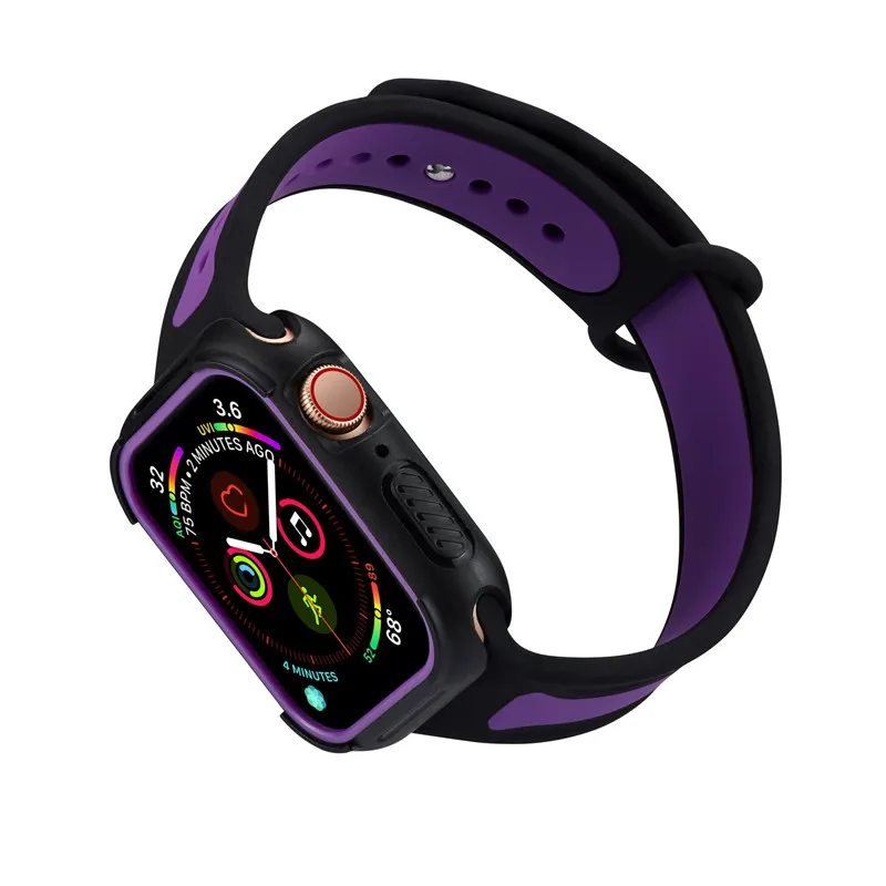 Sport style watch case for Apple watch series 4 watch shell protecive cover (27)