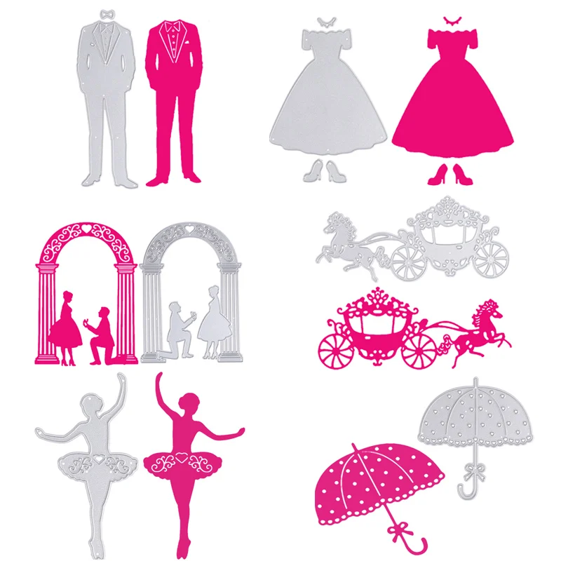 Wedding Metal Cutting Dies Stencil for Scrapbooking Album Paper Cards Marking Dies Embossing Template Craft Dies
Wedding Metal Cutting Dies Stencil for Scrapbooking Album Paper Cards Marking Dies Embossing Template Craft Dies