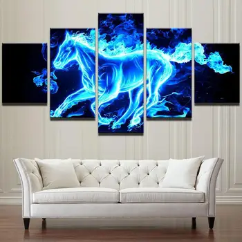 BLUE FLAME STALLION ART CANVAS- 5 PIECE CANVAS PAINTING printed painting dorp shipping
BLUE FLAME STALLION ART CANVAS- 5 PIECE CANVAS PAINTING printed painting dorp shipping