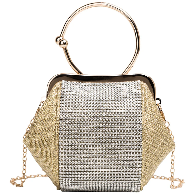 Metal Ring Tote bag 2019 Summer Quality Diamond Women's Designer Handbag Chain Shoulder Messenger bag Bolsos Mujer Travel bag
Metal Ring Tote bag 2019 Summer Quality Diamond Women's Designer Handbag Chain Shoulder Messenger bag Bolsos Mujer Travel bag