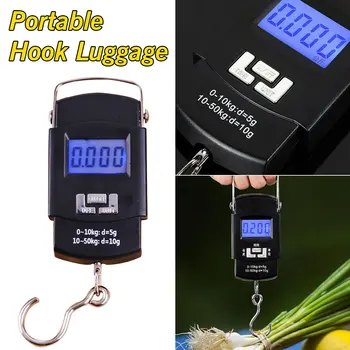 Portable LCD Display Digital Scales Load 50Kg/10g Pocket Weighting Fishing Scale Electronic Hanging Balance Fish
Portable LCD Display Digital Scales Load 50Kg/10g Pocket Weighting Fishing Scale Electronic Hanging Balance Fish