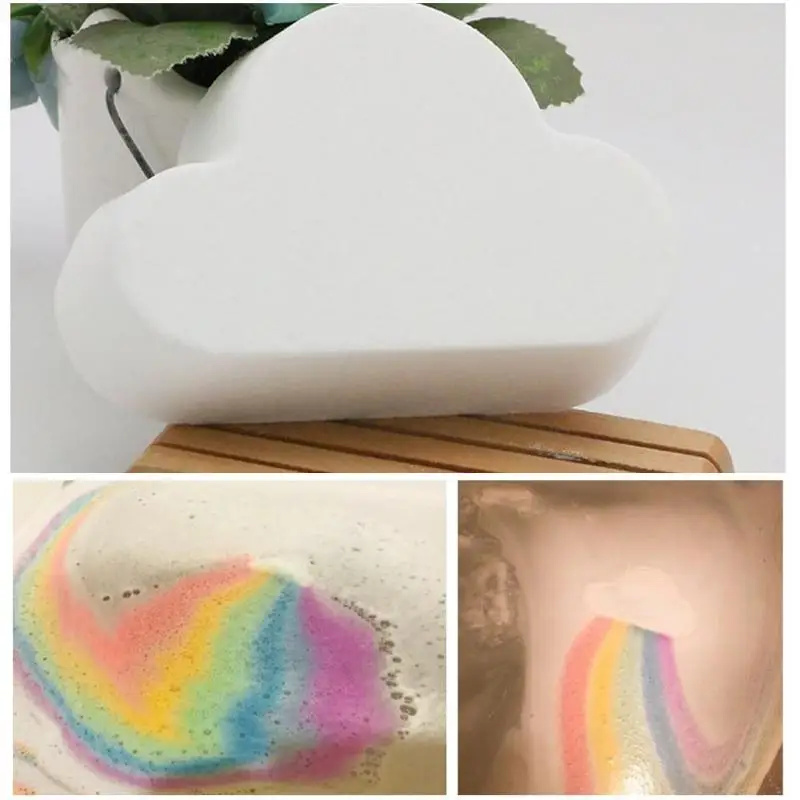 1PC Rainbow Cloud Salt Essential Oil Bathing Ball Bubble Exfoliating Moisturizing Skin Care Bath Bombs Exfoliating Tools
1PC Rainbow Cloud Salt Essential Oil Bathing Ball Bubble Exfoliating Moisturizing Skin Care Bath Bombs Exfoliating Tools