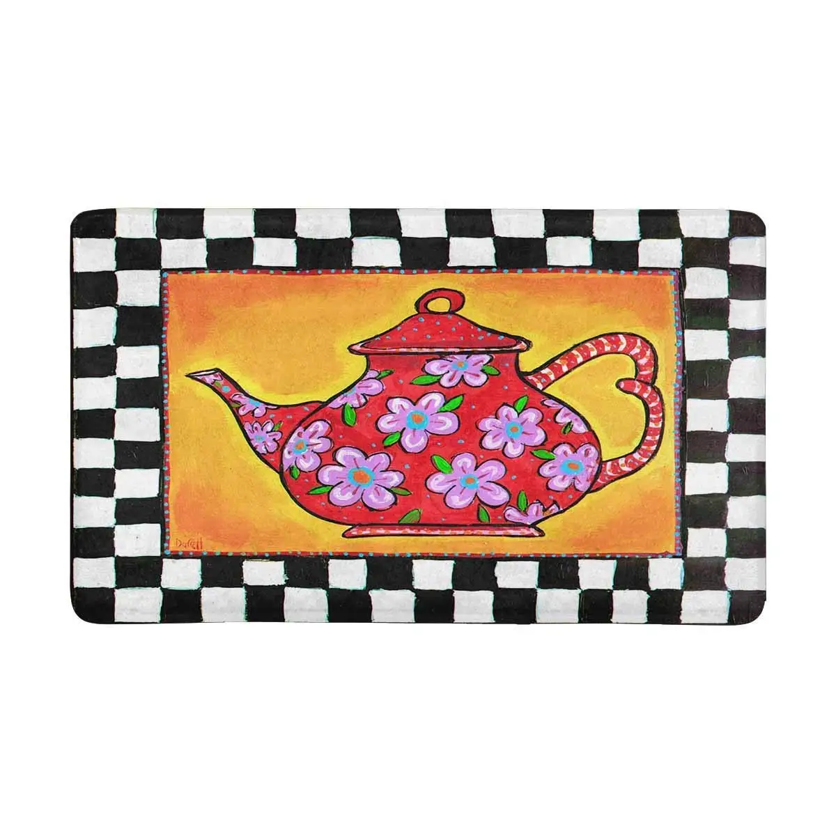 County Style Chintz Teapot Indoor Doormat Latex Backing Non Slip Door Mat Entrance Rug 30"(L) x 18"(W)
County Style Chintz Teapot Indoor Doormat Latex Backing Non Slip Door Mat Entrance Rug 30"(L) x 18"(W)