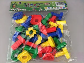 30pcs/pack Large KidsBuilding Blocks Toy Plastic Screw Shape Color Matching Game Preschool Montessori Education Material toy
30pcs/pack Large KidsBuilding Blocks Toy Plastic Screw Shape Color Matching Game Preschool Montessori Education Material toy