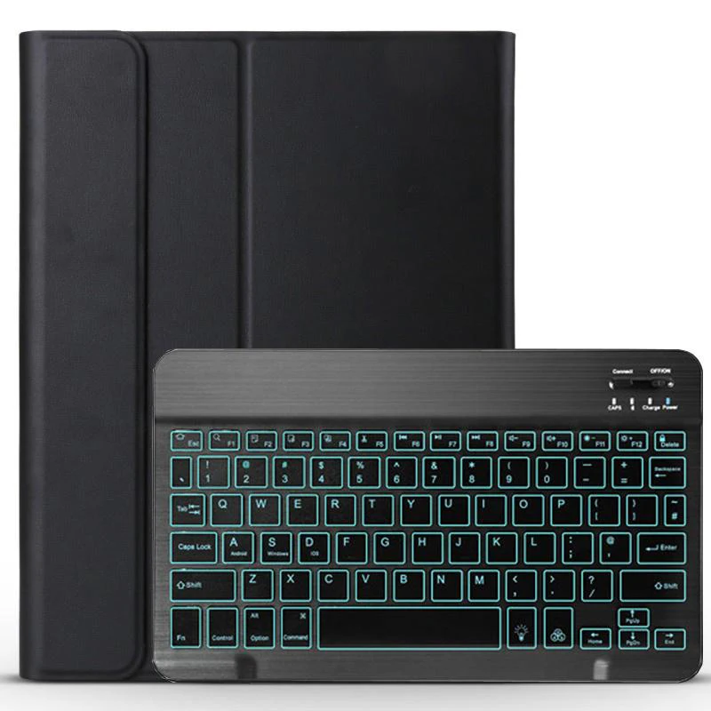 Flip PU Leather Case with 7 Colors Backlit Function Detachable Keyboard Cover for Huawei Mediapad T5 10.1 inch Tablet +Stylus
Flip PU Leather Case with 7 Colors Backlit Function Detachable Keyboard Cover for Huawei Mediapad T5 10.1 inch Tablet +Stylus