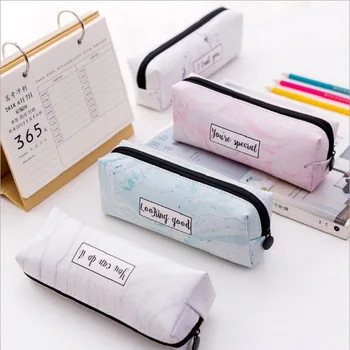 Korean Style Marbling Pencil Pouch Pen Case Large Capacity Office School Pencil Bag Stationery Makeup Storage Box with Zipper
Korean Style Marbling Pencil Pouch Pen Case Large Capacity Office School Pencil Bag Stationery Makeup Storage Box with Zipper