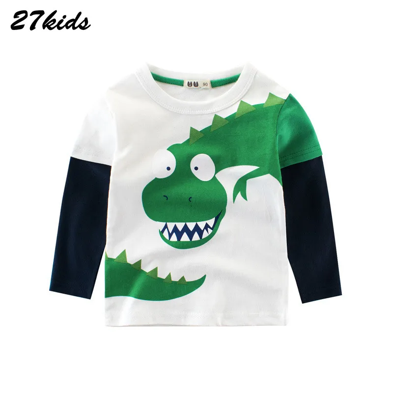 27kids 2019 Summer Girls T-Shirts Clothing Long Sleeve Cotton Dinosaur Cartoon Children T Shirts Girls High Quality Kids Tees
27kids 2019 Summer Girls T-Shirts Clothing Long Sleeve Cotton Dinosaur Cartoon Children T Shirts Girls High Quality Kids Tees