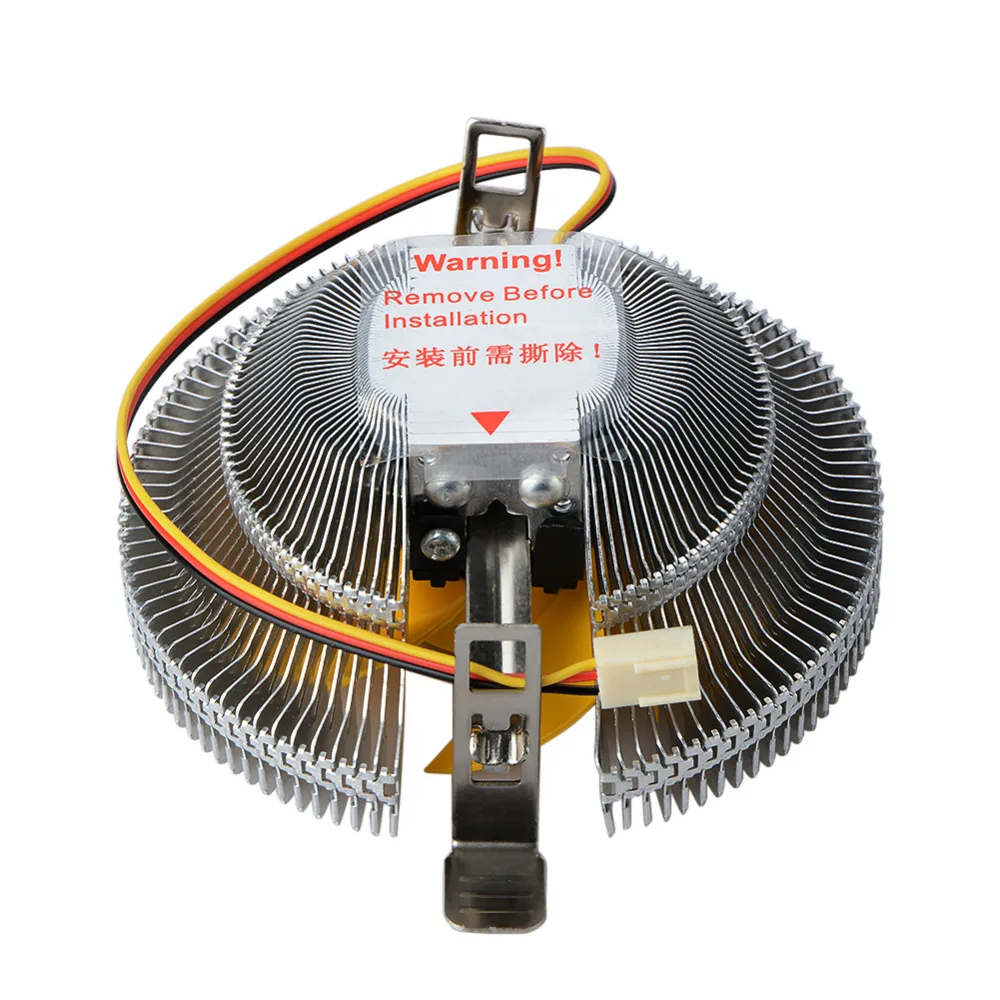 High Quality Efficient Heat Dissipation 3Pin DC 12V PC CPU Cooler Cooling Fan for Intel LGA775 1155 AMD AM2 AM3 754 Heatsink
High Quality Efficient Heat Dissipation 3Pin DC 12V PC CPU Cooler Cooling Fan for Intel LGA775 1155 AMD AM2 AM3 754 Heatsink