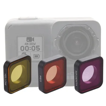 3 in 1 Snap-on Red / Yellow / Magenta Color Camera Lens Filter for GoPro HERO6 /5
3 in 1 Snap-on Red / Yellow / Magenta Color Camera Lens Filter for GoPro HERO6 /5