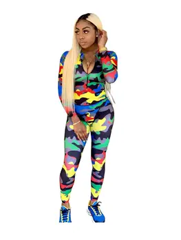 2020 Camouflage Printed Zipper Up Long Sleeve Bodycon Jumpsuits Moto Biker Sporty Rompers Sexy Skinny Casual Overalls Playsuits
2020 Camouflage Printed Zipper Up Long Sleeve Bodycon Jumpsuits Moto Biker Sporty Rompers Sexy Skinny Casual Overalls Playsuits