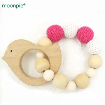 Discount 12pcs newcoming jewelry beech bird shaped Wooden teether Toy Mommy jewelry Baby Crochet Nursing Toy baby gift ET64-2
Discount 12pcs newcoming jewelry beech bird shaped Wooden teether Toy Mommy jewelry Baby Crochet Nursing Toy baby gift ET64-2