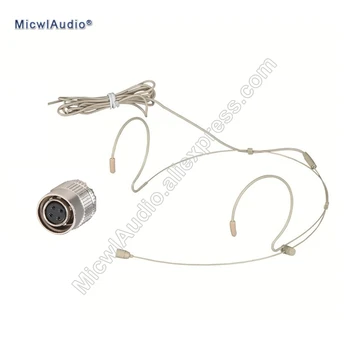 Headset Conference Stage Dual Hook Microphone Omnidirectional Hirose 4Pin for Audio-Technica TA4F Begie MicwlAudio 40-002
Headset Conference Stage Dual Hook Microphone Omnidirectional Hirose 4Pin for Audio-Technica TA4F Begie MicwlAudio 40-002