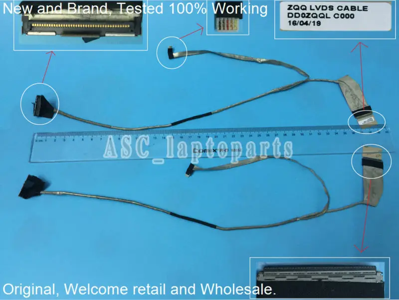 NEW Original LCD LED Video Flex Cable For ACER aspire 4739 4339 4349 4250 Laptop Screen Display Cable DD0ZQQLC400 DD0ZQQLC000 
NEW Original LCD LED Video Flex Cable For ACER aspire 4739 4339 4349 4250 Laptop Screen Display Cable DD0ZQQLC400 DD0ZQQLC000