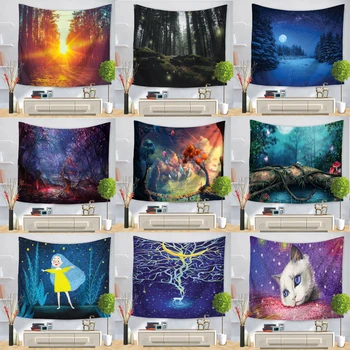 Decorative Mandala Forest Wall Hanging Tapestry Bohemian Macrame Wall Art Blanket Home Decor Multicolor Bedroom Sheets Yoga Mat
Decorative Mandala Forest Wall Hanging Tapestry Bohemian Macrame Wall Art Blanket Home Decor Multicolor Bedroom Sheets Yoga Mat