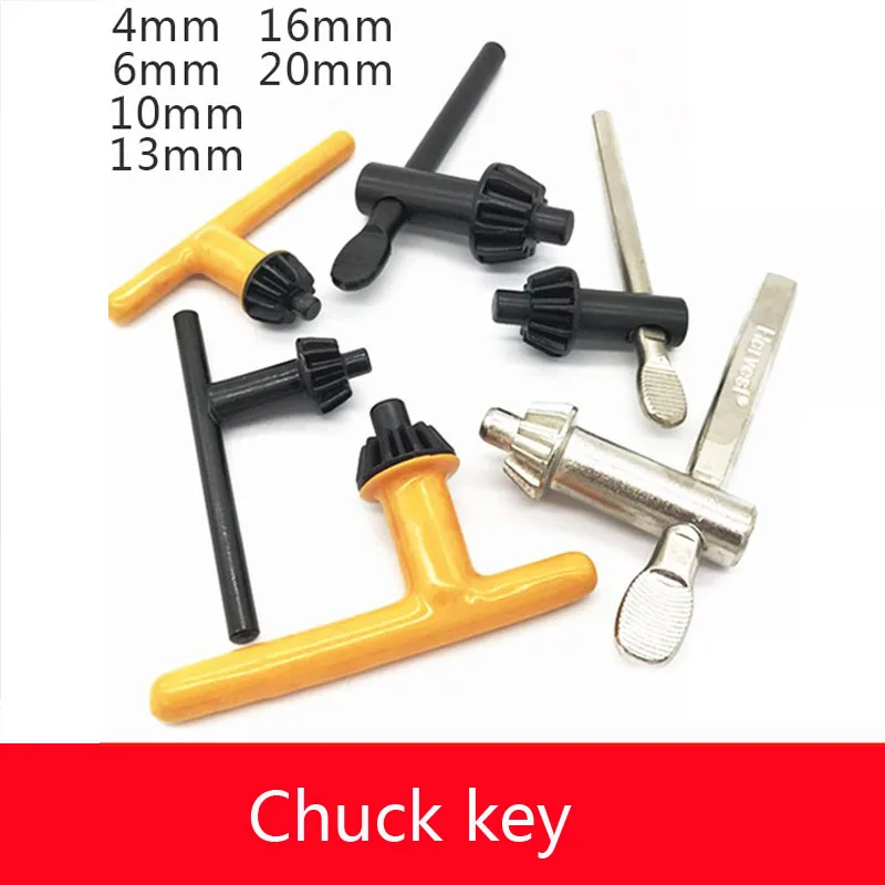 Hand electric drill chuck key electric drill jig wrench 6\10\13\16MM full specification
Hand electric drill chuck key electric drill jig wrench 6\10\13\16MM full specification