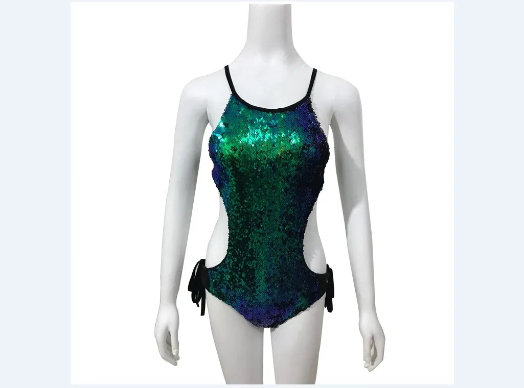 Womens One-Piece Swimsuit Bandage Bikini Push-up Padded Bra Bathing Swimwear Sequin Green Costume
Womens One-Piece Swimsuit Bandage Bikini Push-up Padded Bra Bathing Swimwear Sequin Green Costume