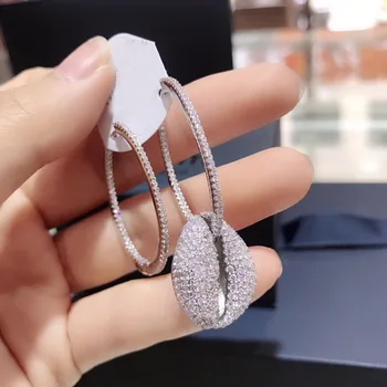 UMGODLY Luxury Brand Asymmetric Lucky Shell Earrings Silver Color Stones Large Exaggerated Style Women Fashion Jewelry
UMGODLY Luxury Brand Asymmetric Lucky Shell Earrings Silver Color Stones Large Exaggerated Style Women Fashion Jewelry