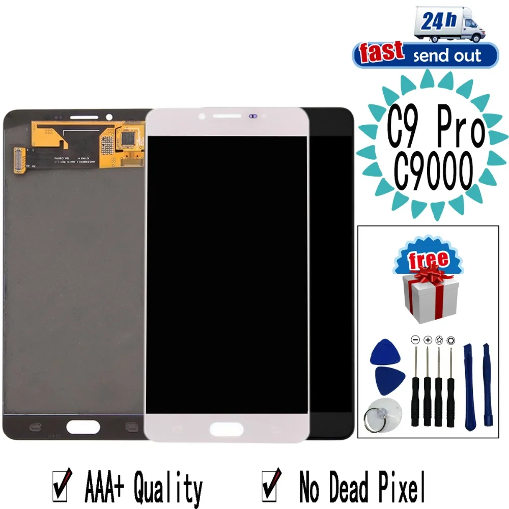 6.0" AMOLED C9000 LCD For SAMSUNG GALAXY C9 Pro LCD Display Touch Screen Tested Digitizer Assembly For SAMSUNG GALAXY C9Pro
6.0" AMOLED C9000 LCD For SAMSUNG GALAXY C9 Pro LCD Display Touch Screen Tested Digitizer Assembly For SAMSUNG GALAXY C9Pro