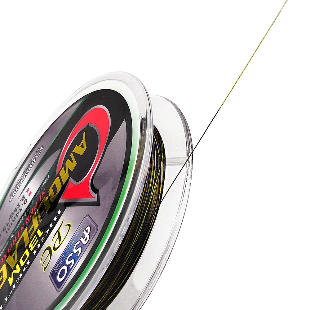 AASSO 130M PE Camouflage Fishing Line 13-37LB 0.08-0.24mm 4 Strands Braided Strong Multifilament Braided Wire for carp fish
AASSO 130M PE Camouflage Fishing Line 13-37LB 0.08-0.24mm 4 Strands Braided Strong Multifilament Braided Wire for carp fish