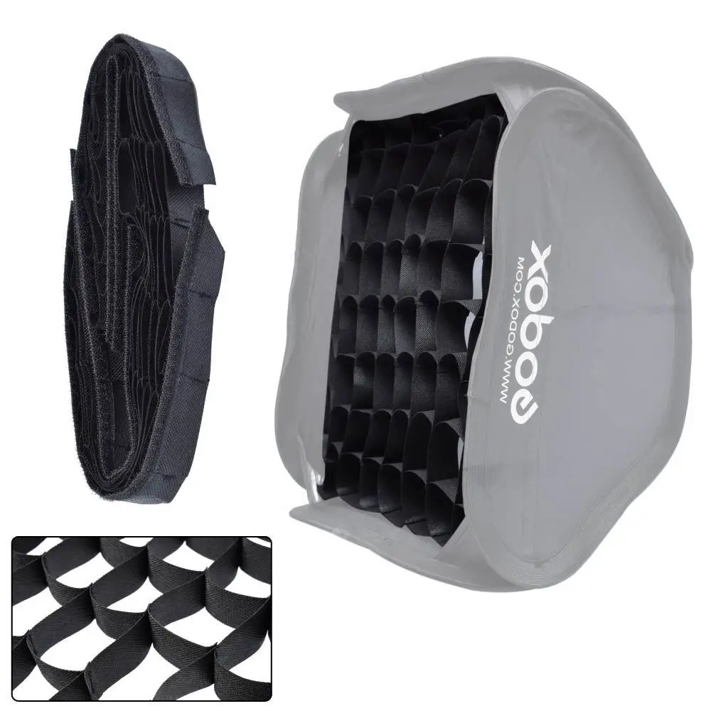 40x40cm / 16"x16" honeycomb Grid for Godox S-type Studio Speedlite Flash Softbox
40x40cm / 16"x16" honeycomb Grid for Godox S-type Studio Speedlite Flash Softbox