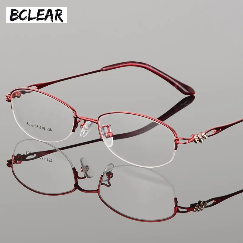 BCLEAR Spectacle Frame Women Eyeglasses Computer Prescription Myopia Optical For Female Eyewear Clear Lens Alloy Glasses Frame
BCLEAR Spectacle Frame Women Eyeglasses Computer Prescription Myopia Optical For Female Eyewear Clear Lens Alloy Glasses Frame