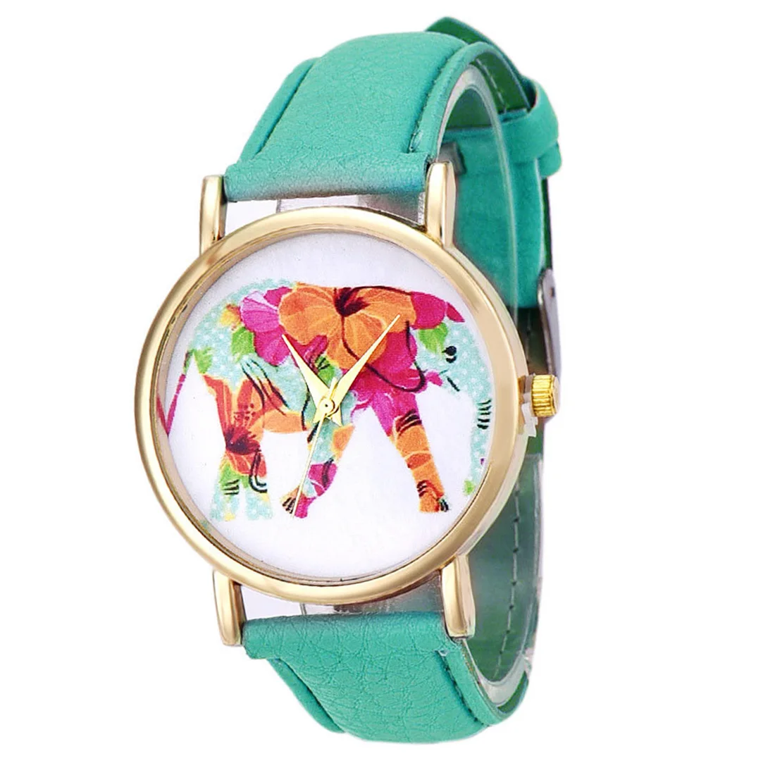 Practical Womens Watches Elephant Pattern Leather Vogue Analog Quartz Casual Wrist Watch
Practical Womens Watches Elephant Pattern Leather Vogue Analog Quartz Casual Wrist Watch
