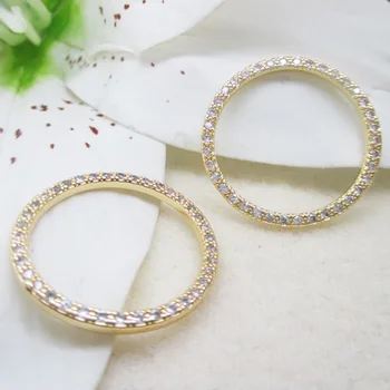 K color Gold color copper plated round crystal circle connecting necklace pendant for jewelry making 22mm 3pcs
K color Gold color copper plated round crystal circle connecting necklace pendant for jewelry making 22mm 3pcs