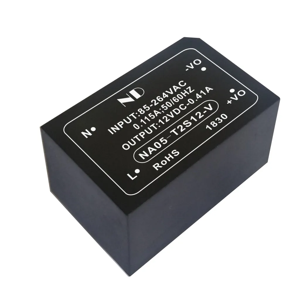 1pcs best price ac dc converter 12V 0.4a 5W switching power supply module quality goods
1pcs best price ac dc converter 12V 0.4a 5W switching power supply module quality goods