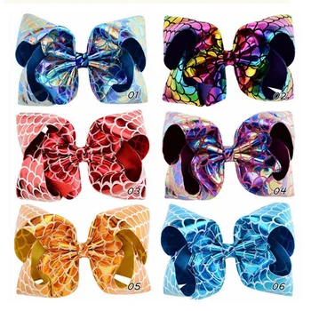 6Pcs/Lot 8''Baby hair bows barrettes With Mermaid Leather Hairpins Clippers Girls Hair Clips Children Hair Accessory gift A20
6Pcs/Lot 8''Baby hair bows barrettes With Mermaid Leather Hairpins Clippers Girls Hair Clips Children Hair Accessory gift A20