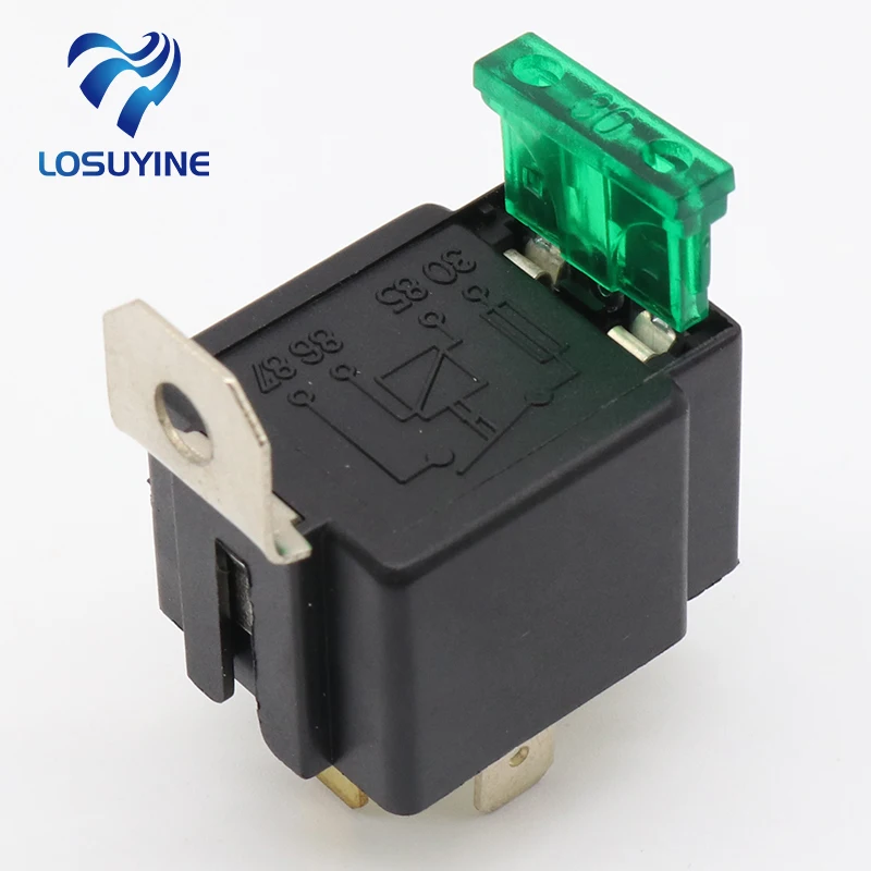 FORWARD relays top grade quality 4 pin 30A auto relay with fuse, coil voltage 12VDC relais
FORWARD relays top grade quality 4 pin 30A auto relay with fuse, coil voltage 12VDC relais