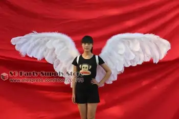 Custom High Quality Ostrich' Feather Angel Wings Model show performance props white black purple wings 230cm EMS Free shipping
Custom High Quality Ostrich' Feather Angel Wings Model show performance props white black purple wings 230cm EMS Free shipping