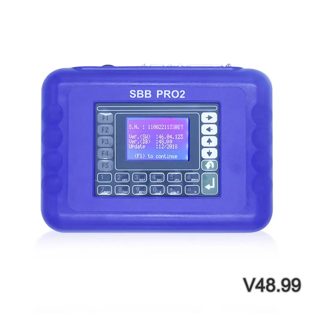 Car Sbb Pro2 Key Programmer Updated To V48.99 / V48.88 Can Support New Cars To 2017 Toyota Replace SBB 46.02. SBB Key Programmer
Car Sbb Pro2 Key Programmer Updated To V48.99 / V48.88 Can Support New Cars To 2017 Toyota Replace SBB 46.02. SBB Key Programmer