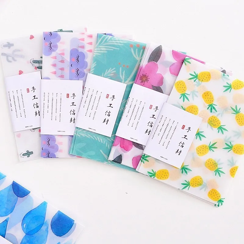 3 Pcs Colorful Flower Pattern Transparent Litmus Paper Envelope Gift In Party Wedding Korean Stationery With Stickers
3 Pcs Colorful Flower Pattern Transparent Litmus Paper Envelope Gift In Party Wedding Korean Stationery With Stickers