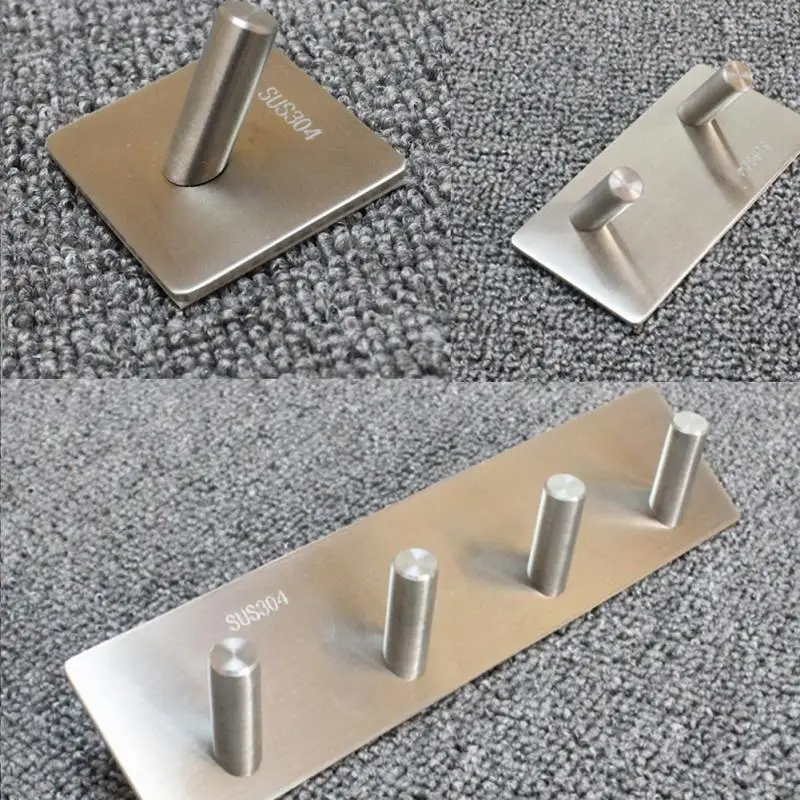 Bathroom Hanging Rack Stainless Steel Adhesive Hook Coat Hat Bathroom Kitchen Towel Hanger Drop Shipping #0528
Bathroom Hanging Rack Stainless Steel Adhesive Hook Coat Hat Bathroom Kitchen Towel Hanger Drop Shipping #0528