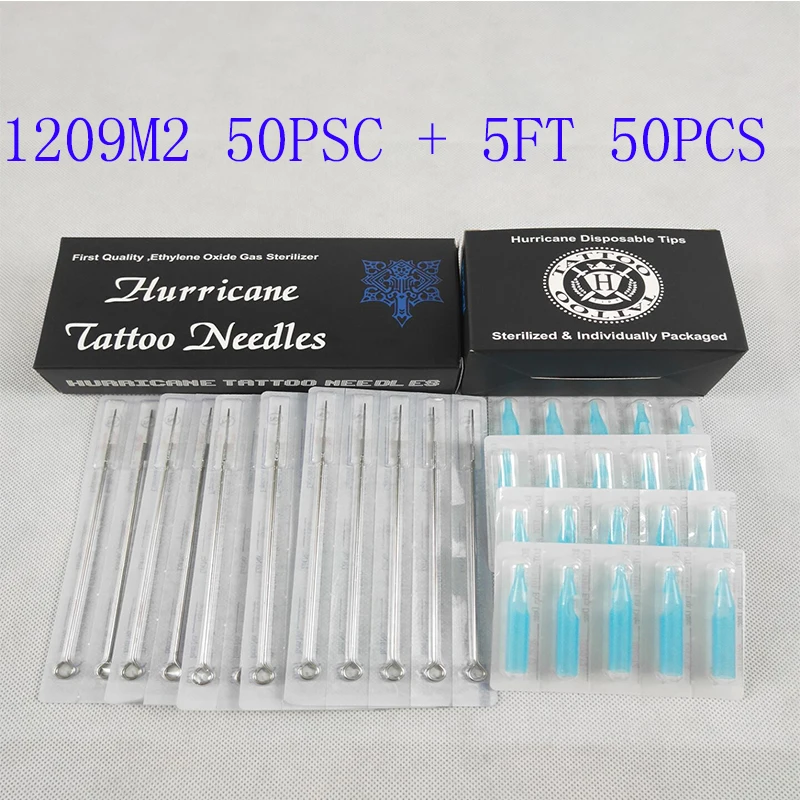 Tattoo Needles and Tubes Tips Mix (9M2+5FT) - 50PCS Sterile Tattoo Needles 9M2 Mixes 50PCS Disposable Plastic Tattoo Tips 5FT
Tattoo Needles and Tubes Tips Mix (9M2+5FT) - 50PCS Sterile Tattoo Needles 9M2 Mixes 50PCS Disposable Plastic Tattoo Tips 5FT