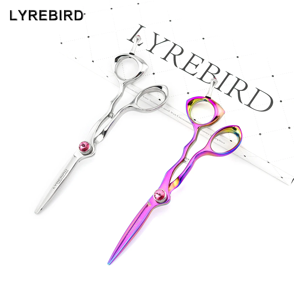 5.5 INCH Professional hair cutting scissors Silvery Rainbow Japan hair shears Pink Stone Lyrebird HIGH CLASS NEW 
5.5 INCH Professional hair cutting scissors Silvery Rainbow Japan hair shears Pink Stone Lyrebird HIGH CLASS NEW