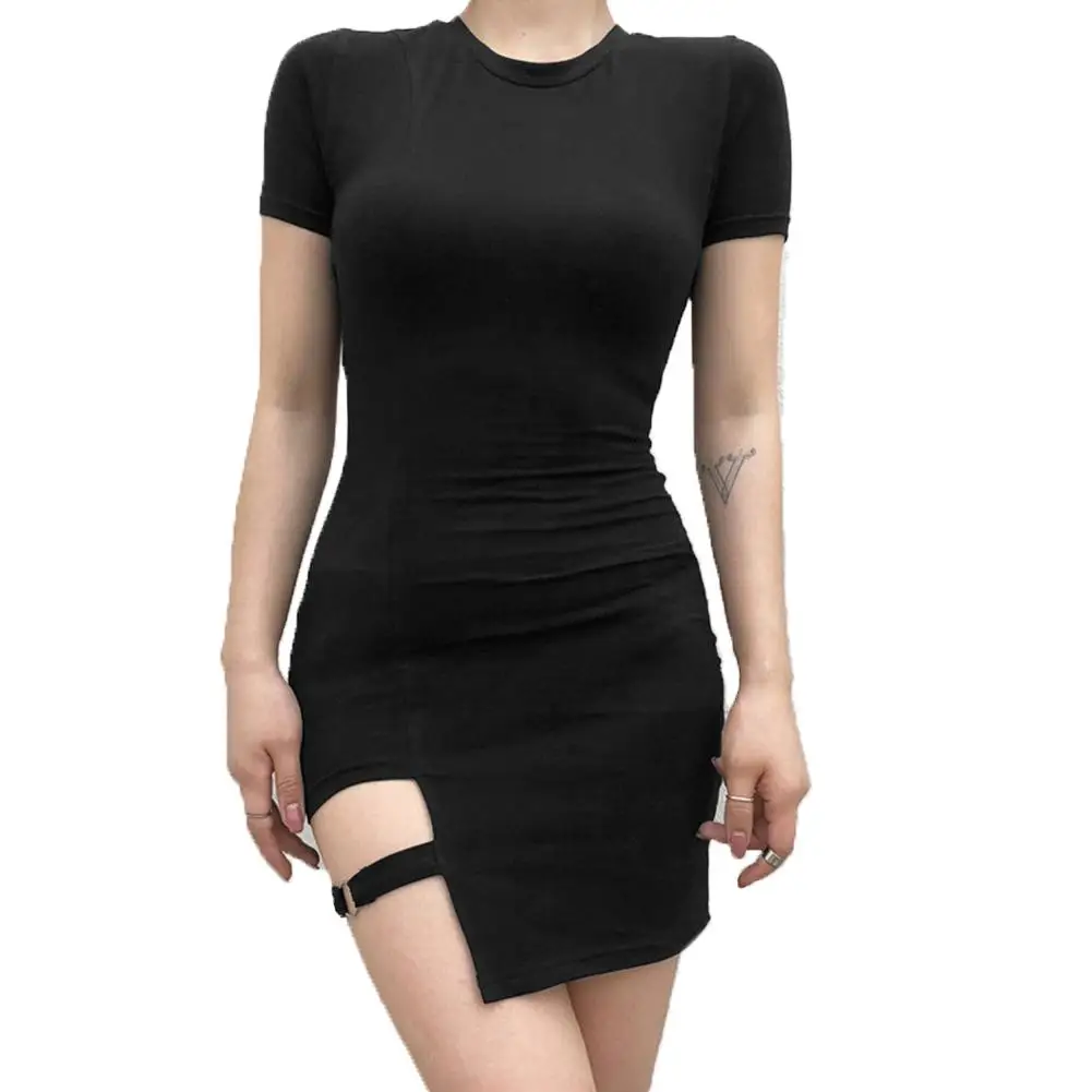 Dress On The Smell Summer 2019 Summer Women Sexy Solid Color Short Sleeve Round Neck Asymmetric Bodycon Dress
Dress On The Smell Summer 2019 Summer Women Sexy Solid Color Short Sleeve Round Neck Asymmetric Bodycon Dress