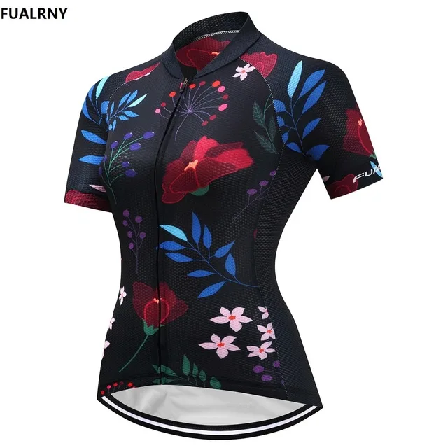 100% Polyester Women Cycling Jersey Short sleeve Summer MTB Bike Cycling Clothing Mountian Bicycle Clothes Ropa Ciclismo Flower
100% Polyester Women Cycling Jersey Short sleeve Summer MTB Bike Cycling Clothing Mountian Bicycle Clothes Ropa Ciclismo Flower