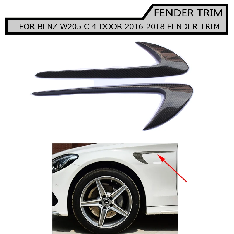 W205 Carbon Fiber Car Side Fender Vent Trim e amg still for Benz w205 c180 c200 c300 4 door not fit for c63 amg 2015-2018
W205 Carbon Fiber Car Side Fender Vent Trim e amg still for Benz w205 c180 c200 c300 4 door not fit for c63 amg 2015-2018