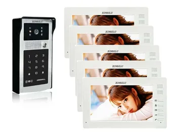 XINSILU Video Door Phone Intercom System 7" LCD for RFID Password & ID Card IR Camera 700 TVl Remote Access Control System 1v5
XINSILU Video Door Phone Intercom System 7" LCD for RFID Password & ID Card IR Camera 700 TVl Remote Access Control System 1v5