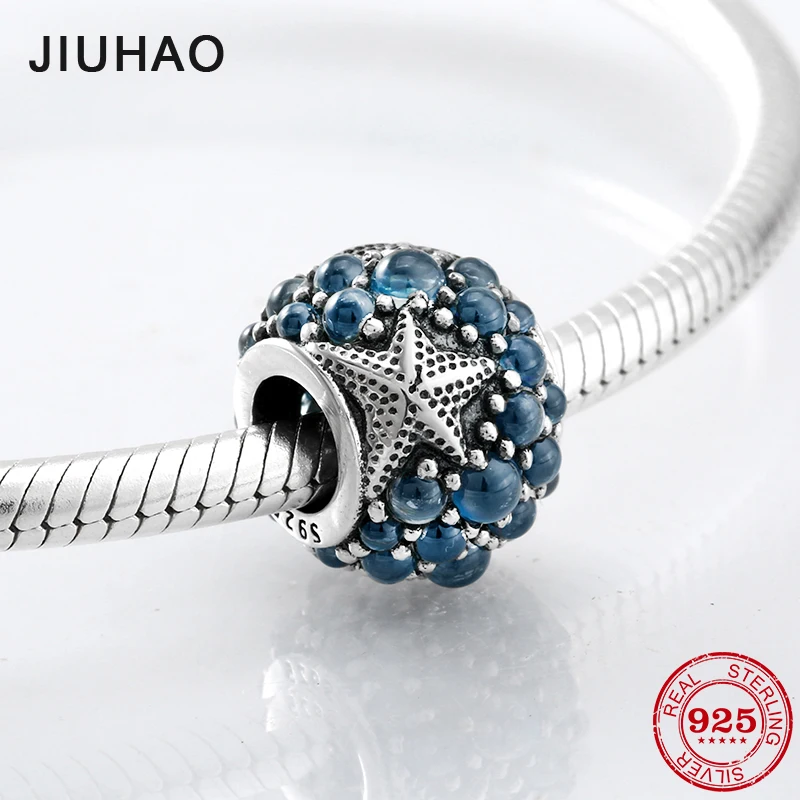 Starfish Sea charms Blue Bubble beads 925 Sterling Silver for womens accessories Fit Original Pandora Charm Bracelet Jewelry
Starfish Sea charms Blue Bubble beads 925 Sterling Silver for womens accessories Fit Original Pandora Charm Bracelet Jewelry