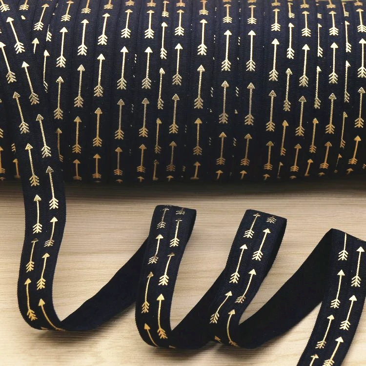 5/8'' Free shipping arrows gold foil printed Fold Elastic FOE headband headwear hairband diy decoration wholesale OEM H5377
5/8'' Free shipping arrows gold foil printed Fold Elastic FOE headband headwear hairband diy decoration wholesale OEM H5377