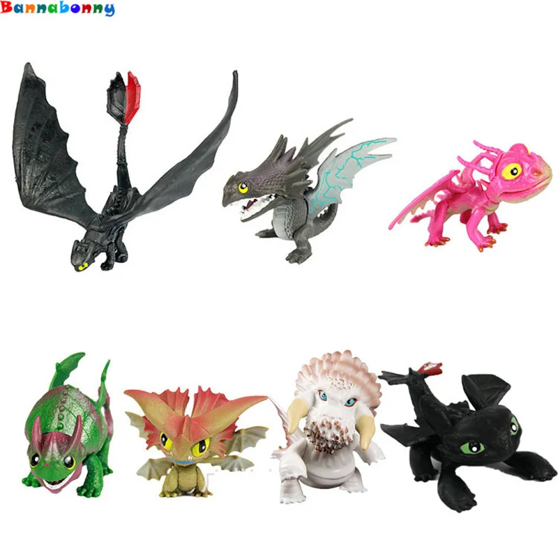 7 PCS/Lot Anime Train Dragon Cartoon Figure Toys Night Fury Toothless Gronckle Deadly Nadder Dragon Toys for Kids
7 PCS/Lot Anime Train Dragon Cartoon Figure Toys Night Fury Toothless Gronckle Deadly Nadder Dragon Toys for Kids