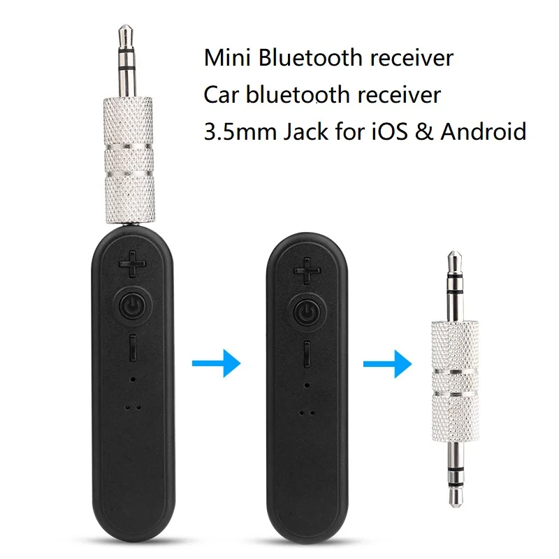 Wireless adapter Bluetooth receiver Car Handfree 3.5mm A2DP Wireless Auto AUX Audio Adapter With Mic For Car Stereos Phone MP3
Wireless adapter Bluetooth receiver Car Handfree 3.5mm A2DP Wireless Auto AUX Audio Adapter With Mic For Car Stereos Phone MP3