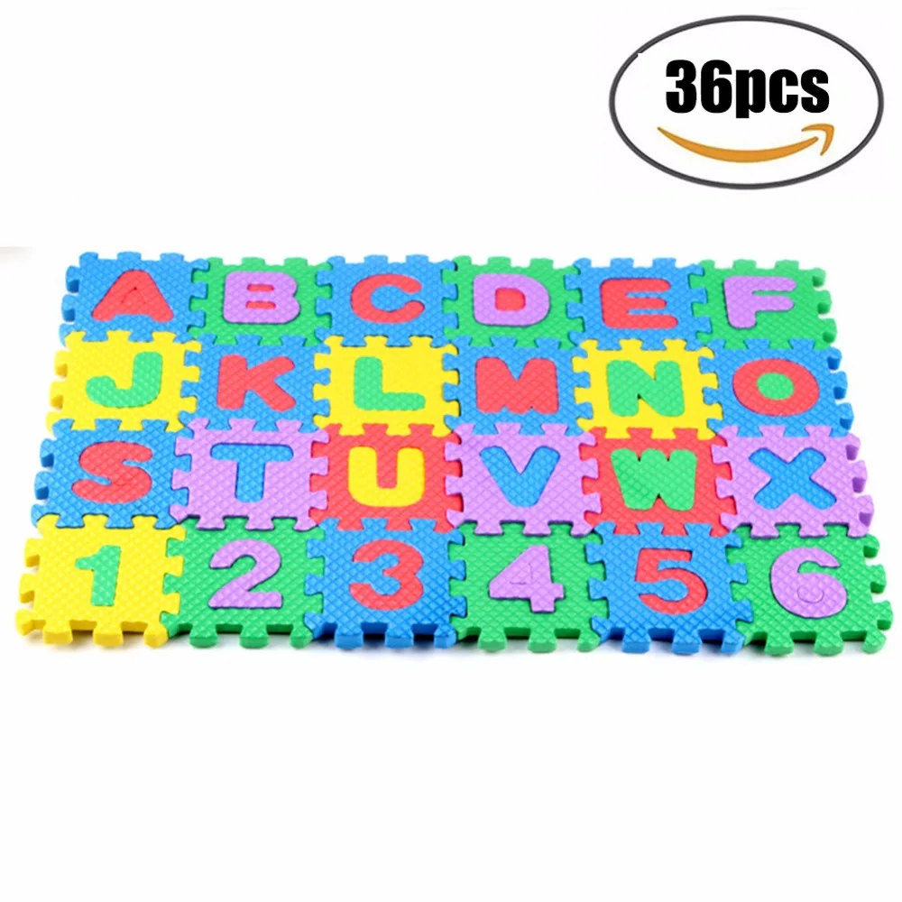 36pcs 60*60mm English alphabet letter digital toys Kids baby puzzle mats carpet babies English Language foam learning toy
36pcs 60*60mm English alphabet letter digital toys Kids baby puzzle mats carpet babies English Language foam learning toy