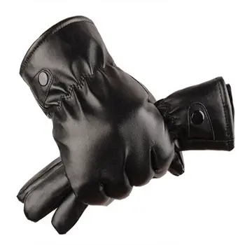 Men PU Leather Gloves Fashion Winter Warm Men Women Full Finger Touch Screen Black Gloves Motorcycle Driving Mittens
Men PU Leather Gloves Fashion Winter Warm Men Women Full Finger Touch Screen Black Gloves Motorcycle Driving Mittens