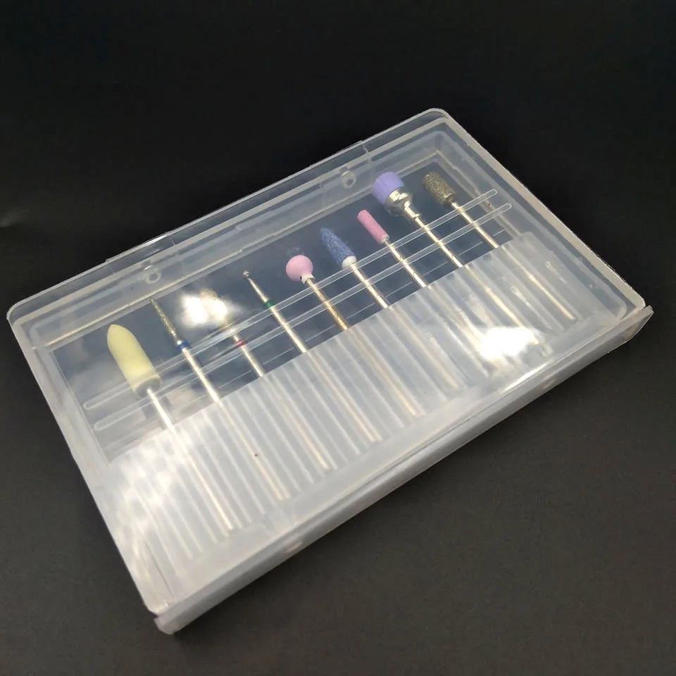 20 Hole Transparent Acrylic Nail Drill Bits Box Plastic Display Stand Container Use For 3/32" Bits Drill Accessories
20 Hole Transparent Acrylic Nail Drill Bits Box Plastic Display Stand Container Use For 3/32" Bits Drill Accessories