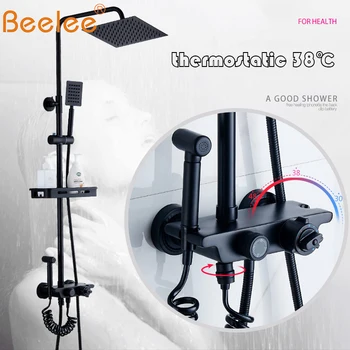 Beelee Bathroom Shower Set Mounting Bathtub Faucets Shower Mxer Tap Bath Shower Taps Waterfall chuveiro do banheiro BL3081
Beelee Bathroom Shower Set Mounting Bathtub Faucets Shower Mxer Tap Bath Shower Taps Waterfall chuveiro do banheiro BL3081