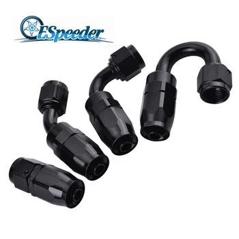 ESPEEDER AN6 Straight 45 90 180 Drgree Oil Fuel Swivel Hose End Fitting Oil Hose End Adaptor Kit Black
ESPEEDER AN6 Straight 45 90 180 Drgree Oil Fuel Swivel Hose End Fitting Oil Hose End Adaptor Kit Black